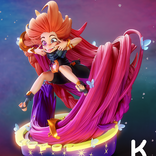 🤓 League of legends: ZOE・ 3D File for 3D printing・Cults