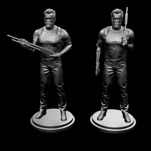 Terminator Old (Pack of 2 models) - 3D model önizlemesi