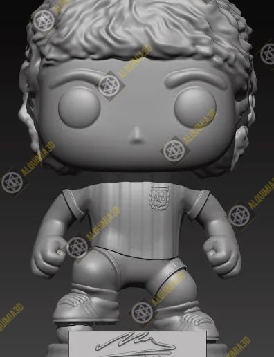FUNKO DIEGO MARADONA - 3D model önizlemesi