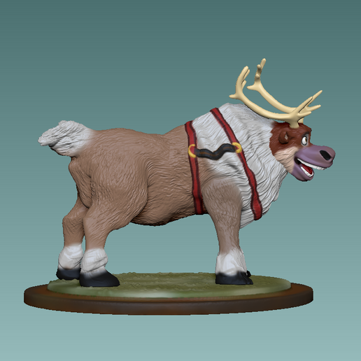 🎄 sven the buck or dear from frozen and elsa for the christmas・ STL ...