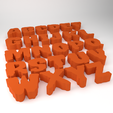 Copy_5_Copy_4_Vase0001.png Halloween candy bowl letters - Vase mode Quick printing