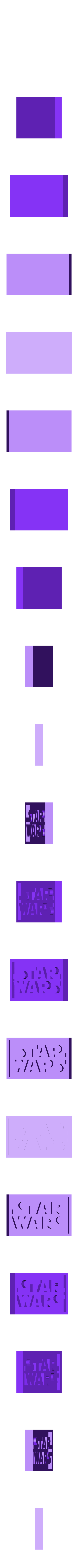 starwars.STL Star Wars Plaque