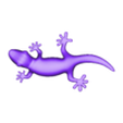 magnetic_gecko_right.stl Gecko Fridge Magnet