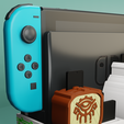 render_008.png ZELDA TEARS OF THE KINGDOM - NINTENDO SWITCH TABLE STAND WITH DOCK + 20 GAMES