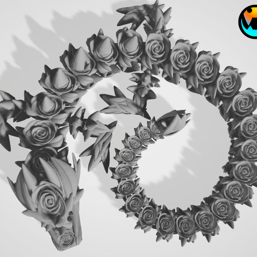 zxvv.png Rose Dragon, Valentine's Day Flexi Dragon