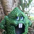 AnyConv.com__IMG_9382.jpg Monster Cereal Mascot Green Boss Designer Figurine Toy Monster Vintage Nostalgia