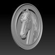 011.jpg Horse head relief model for cnc router and 3D printing