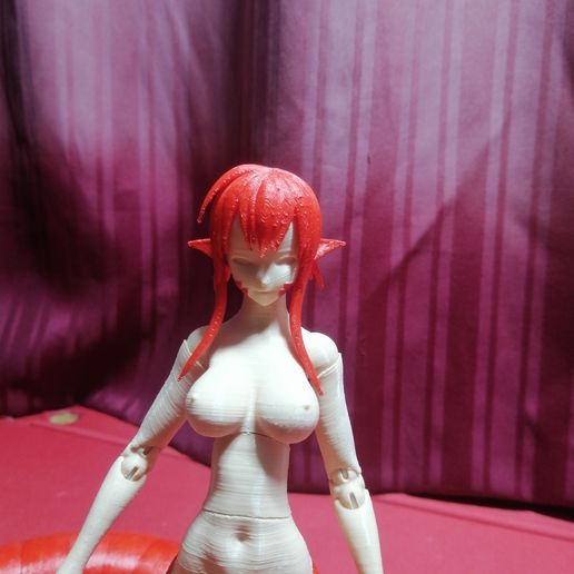 monster musume mia bjd (lamia) updated 3MF File for 3D printingCults