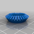 right_bevel_gear_30T.png Free STL file Single Motor Steerable Pin Walker Toy Robot・3D printing model to download