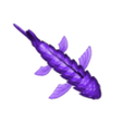 ta3d_v1_articulatedkoi.stl Артикулирующая рыбка кои - рыбка кои непоседа, гибкая печать на месте (без опор)