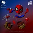Spidey-2.jpg Spider-Man Mini 3D Printer File STL