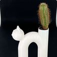 IMG_3995.jpg Minimalist-designed cat-shaped planter