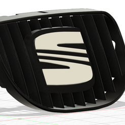 Captura-de-pantalla-2023-06-02-010716.png STL-Datei Frontgrill Seat Leon MK1 /1M・Design für 3D-Drucker zum herunterladen