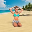 NguoiBaiBien16-Camera-3.jpg Summer Girl 3D Model Pack 3D print model