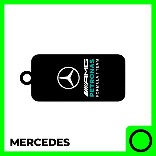 Mercedes-Benz Car Keychain – 3D Printable Model