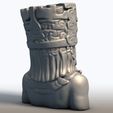 Tlaloc-Aztec-God-Bust0005.jpg Busto del Dios Azteca Tlaloc - Deidad de la Lluvia y el Trueno - Escultura Tormenta Mesoamericana