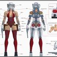 INSTRUCTIONS.jpg LADY RAWHIDE ARTICULATED FIGURE 1/10 SCALE BUILDING KIT