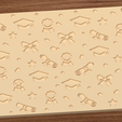 03-24090ac5-02-close-detail-deboss.png Graduation Celebration Textured Roller