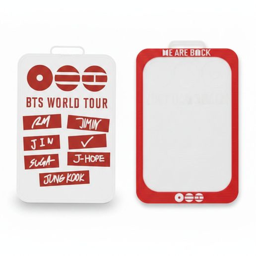 🗺️ BTS Arirang World Tour Photocard Holder Case・ 3MF File for