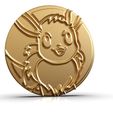 eevee.26.jpg Eevee Pokemon TCG coin - coin
