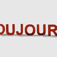 Capture-d'ecran-2026-02-01-134422.png Bigraphe Amour Toujours STL - Decoración 3D doble lectura - Palabra decorativa en perspectiva - Archivo de impresión 3D