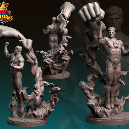 hal1.png Marvel crisis protocol hal jordan presupported included