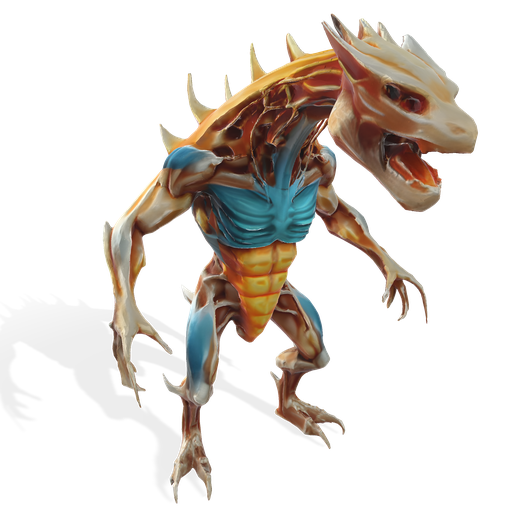 👾 Battle-Ready Raptor Warrior・Free 3D File for 3D printing・Cults