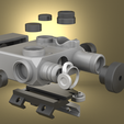 r4.png Airsoft Dual Beam Aiming Laser Intelligent DBAL L2 Hollow body