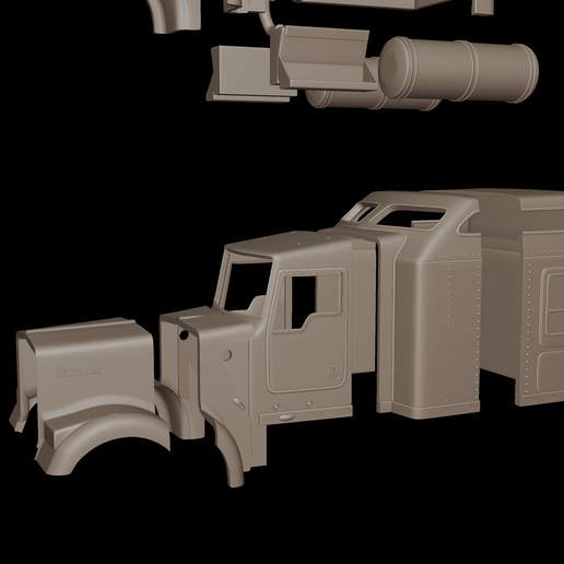 11.png kenworth_w900 2006 3d druck modell