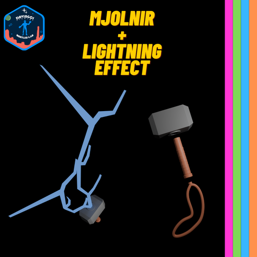 Thor Hammer - Mjolnir Marvel Legends - lightning effect
