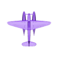 Latécoère 298 E_without propeller blades.stl Латекер 298