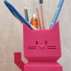IMG_20230311_204923_319~2.jpg STL file Kittens Pen pot・Model to download and 3D print