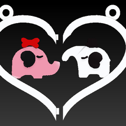 328879235_699098492010312_590793983902514070_n.png Free STL file LOVE in Elefant・Object to download and to 3D print
