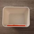 Pot-a-crayon-tesla-vue-du-dessus-avec-fond-de-couleur.jpg Pot à crayons ou porte brosses à dents, etc.  Tesla 12x8x6 cm – Bi-couleur sans AMS – Insert amovible personnalisable – Desk organizer 3D