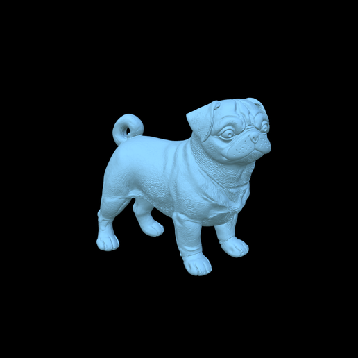 model-2.png modelo de escultura de perro carlino