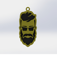 llavero-barber.png Barber key ring barber barber shop barber