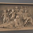 Panno_02.jpg Fichier STL gratuit Jesus christ croix croix romaine tuant cnc art・Design pour impression 3D à télécharger