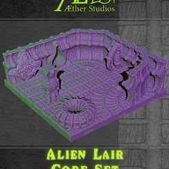 resize-23.jpg 3D-Datei Alien Lair - Hauptsatz・3D-druckbare Vorlage zum herunterladen