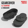 Tomahawk-Gearcover.jpg Gearcover for Kyosho Scorpion Beetle Tomahawk Turbo Scorpion