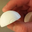 unpainted.png Бесплатный STL файл Simple Pokeball Hanger・Идея 3D-печати для скачивания