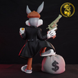 bugs-bunny_07.png Bugs Bunny Peaky Blinders Urban Vibes – Modular FDM STL – No AMS / Multi-Part / 3MF
