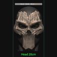 16.JPG Death Mask - Darksiders 3D print model