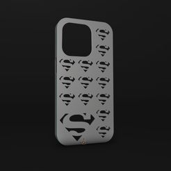 2023-02-16_18-56.jpg STL file Superman Iphone 14 Case・3D printer model to download