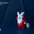 Delibird_Pokemon_Low_poly_3D_print_24.jpg Second Generation Low-poly Pokemon Collection