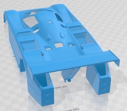 東方3Dパネル 🚗 Nissan GTP ZX Turbo 1985 Printable Body Car・ 3D File for