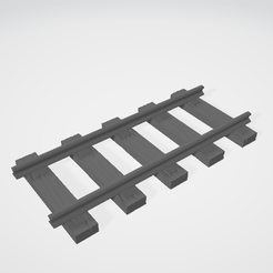 900e755a-3701-4855-ac8d-5a3d821c543d.png Free STL file 1:35 scale train tracks for dioramas・3D print design to download