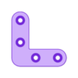 Équerre_Plate_50×50×16_3-5.stl Flat bracket 50x50x16, screws Ø 3.5 mm