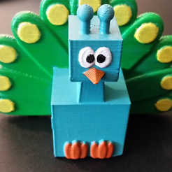 Capture d’écran 2016-12-26 à 10.31.11.png STL-Datei 3D Block Zoo Peacock kostenlos・Objekt zum Herunterladen und Drucken in 3D