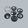 Captura-de-pantalla-2022-12-26-015725.jpg 3D file NIGHTMARE BEFORE CHRISTMAS COASTER・3D printer design to download