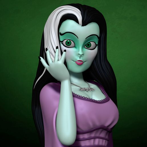 Lily Munster Figurine 3D model